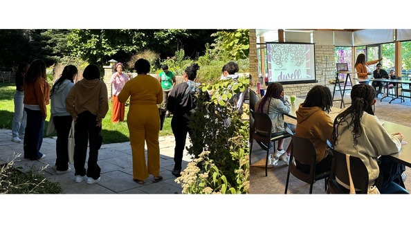 Collage of photos from the Brown & Black Girls Summit