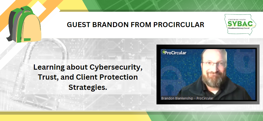 SYBAC banner featuring Brandon from Procircular as our guest speaker