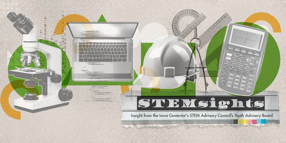 Logo for STEMsights from the Youth Advisory Board