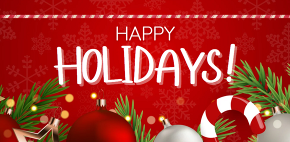 Happy Holidays banner