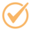 TOS Orange Checkmark