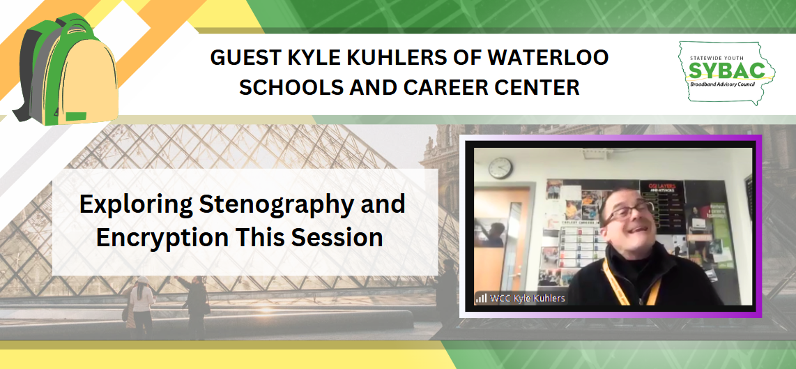 Kyle Kuhlers talking about Stenography at our Jan SYBAC Session