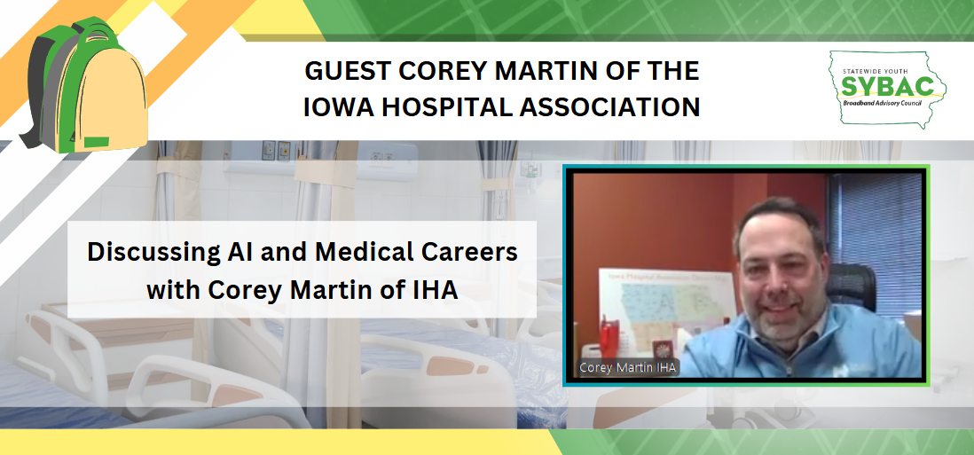 Corey Martin talking about IRHTP with the SYBAC students