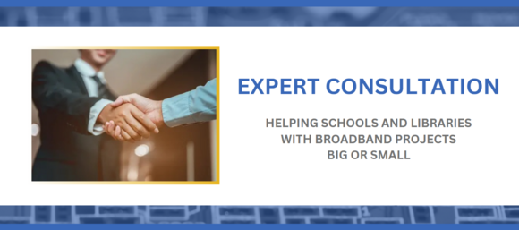 Two people shaking hands during a consultation meeting.