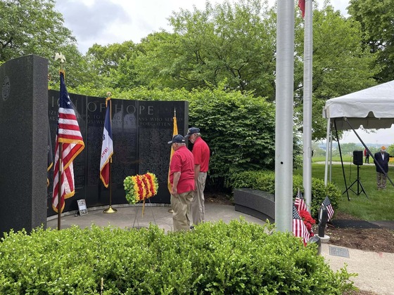 2024 Iowa Vietnam Veterans Recognition Day Wreath Laying 