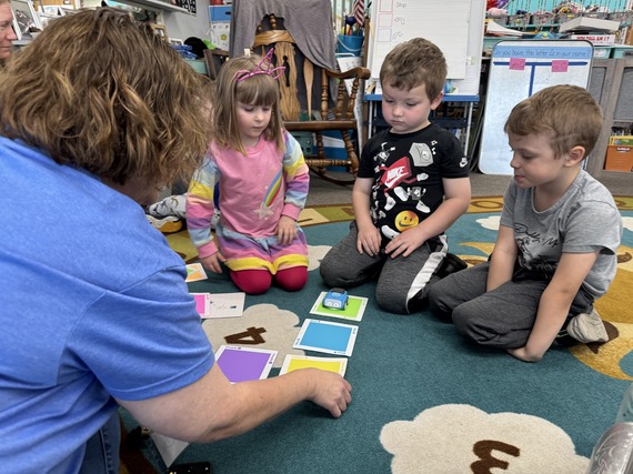 Basic concepts of programming problem solving are learned through materials awarded through the Iowa STEM Scale-Up Program.