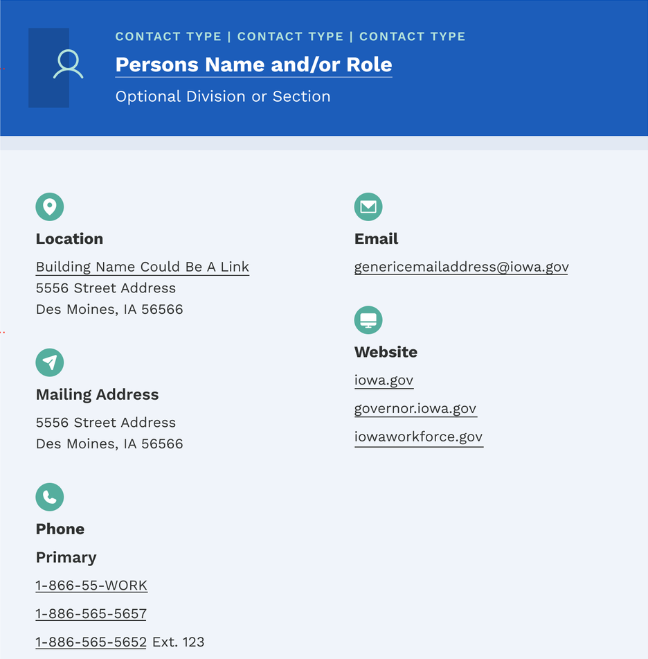 location links underlined