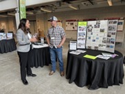 Lt Governor Chris Cournoyer attended the gallery walk.