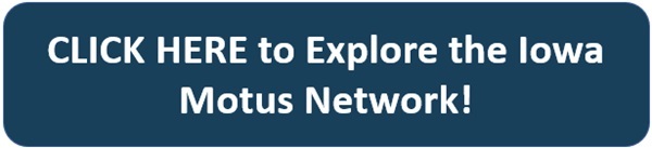 Button saying click here to explore the Iowa Motus network