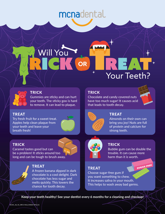 Health and Safety Flier from MCNA Dental 