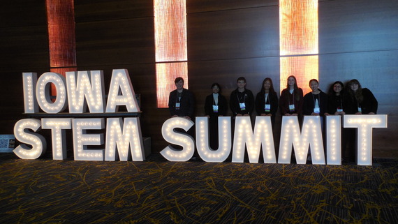Iowa STEM Youth Ambassadors at the Iowa STEM Summit