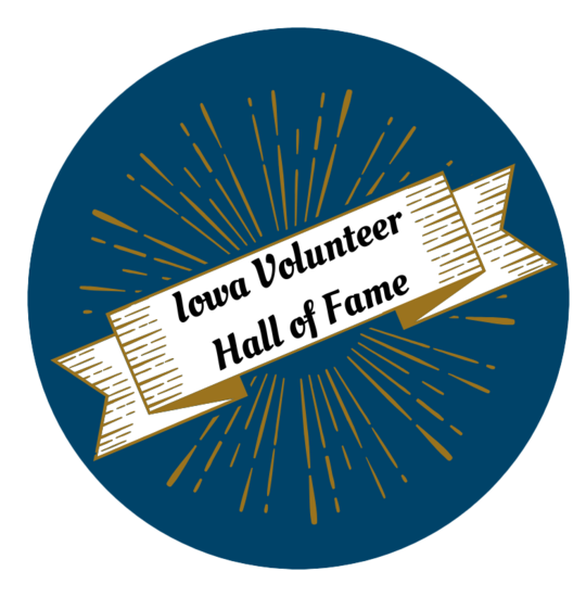 Iowa Volunteer Hall of Fame emblem