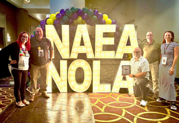 Metro High School team at NAEA