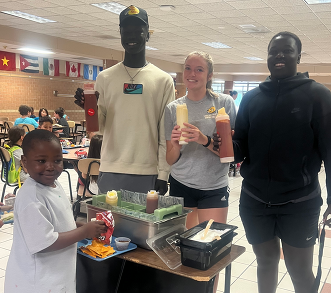 High school student mentors learned about teaching duties beyond the classroom as well