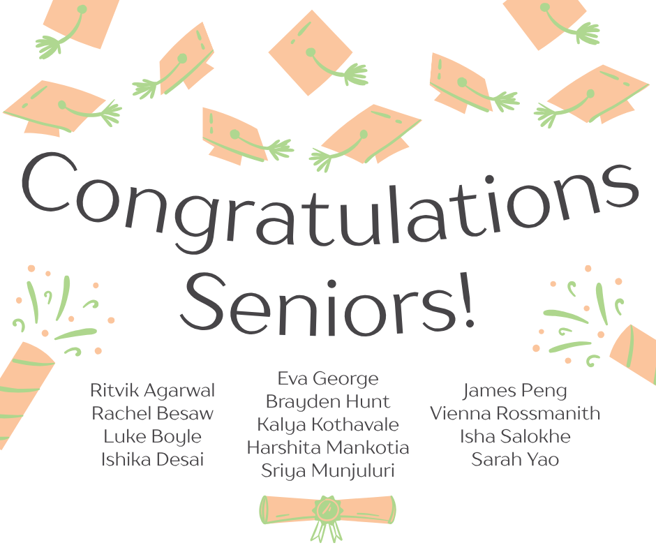 Congratulations Seniors!
