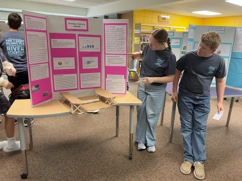 Students present their project