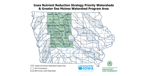 Greater DSM Watershed Program Map 