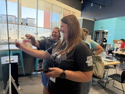 The Science Center of Iowa hosted the final day of STEMposium which featured several interactive activities. 