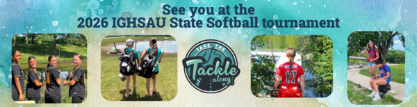 Iowa High School Softball players fishing