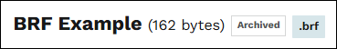 Brf file example
