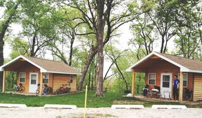 Sportsman Cabins in spring