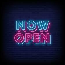 Now open