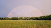 Double rainbow over Wagner Prairie