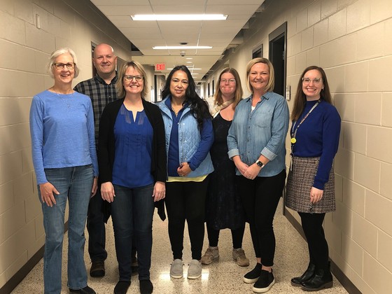 The Dallas County team: Ann, Ted, Suzanne, Vivian, Christina, Amy, and Abigail. Not pictured: Rose and Toby.