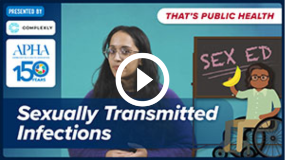 Title slide of the That's Public Health episode on Sexually Transmitted Infections