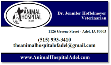 DCCB Ad - Animal Hospital of Adel