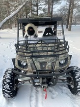 UTV users enjoying the snow