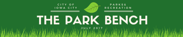 July 2017 Park Bench banner