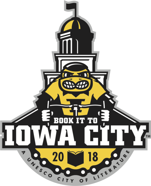 Book it to Iowa City logo