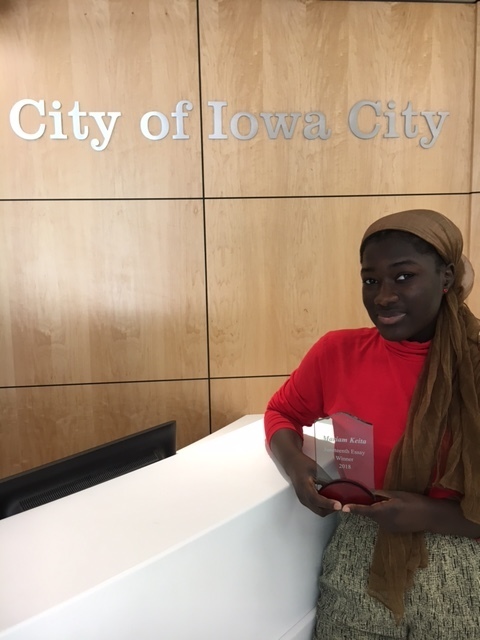 Essay contest winner