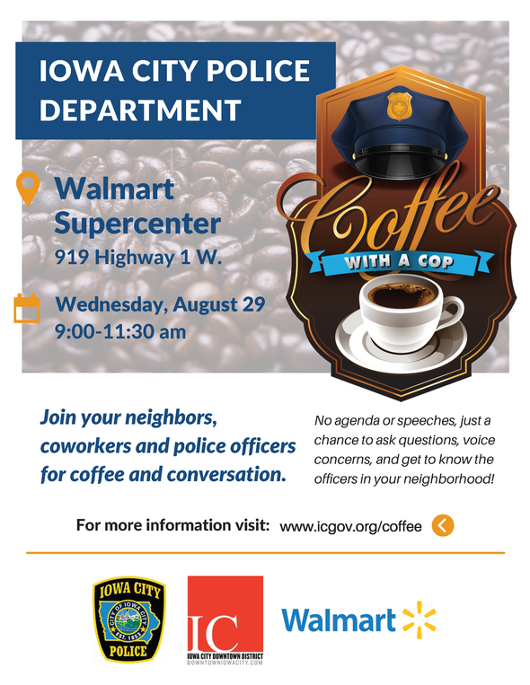 Coffee with a Cop poster