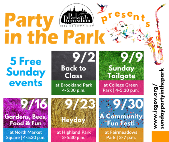 Party in the Park Presents graphic