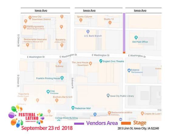 Latino Festival Map
