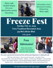Freeze Fest information graphic