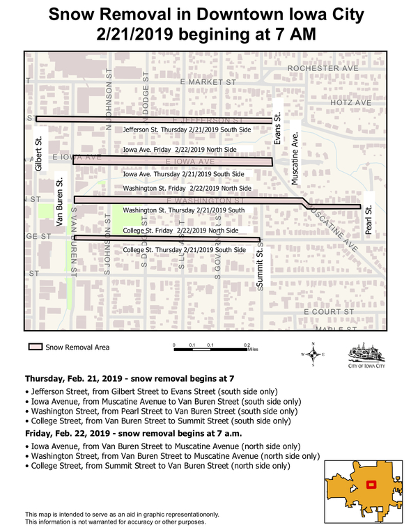 Snow removal map