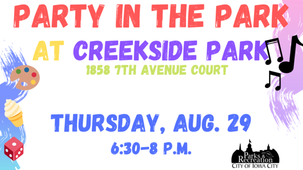 Creekside Party at the Park. 