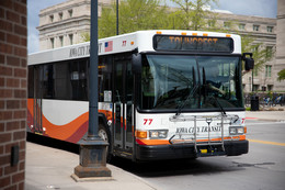 Iowa City bus downtown