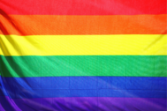The rainbow LGBTQ flag.