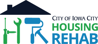 A logo for the City's Housing Rehab program. 