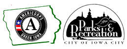 Green Iowa Americorps and Parks and Rec logos