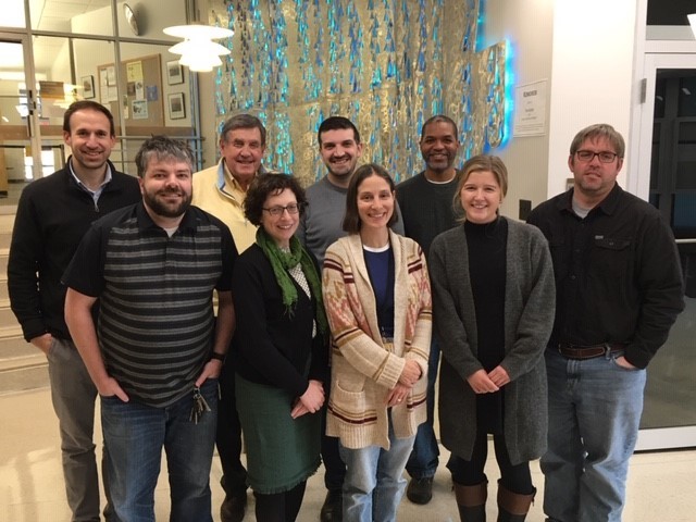 Members of the Climate Action Commission are shown in December of 2019. 