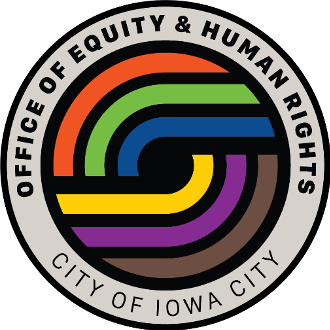 Logo for the Iowa City Human Rights Commission. 