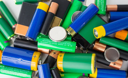 Various batteries are shown.