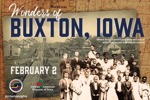 A graphic is shown promoting the "Wonders of Buxton" virtual presentation. 