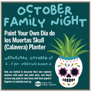 Paint Your Día de los Muertos Skull (Calavera) Planter