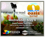 eat out to read at Oasis